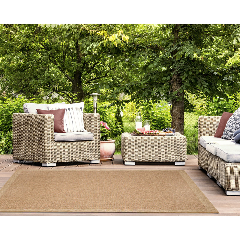 Tapis Bordy en terre cuite, Rectangle 6'6" x 9'4"