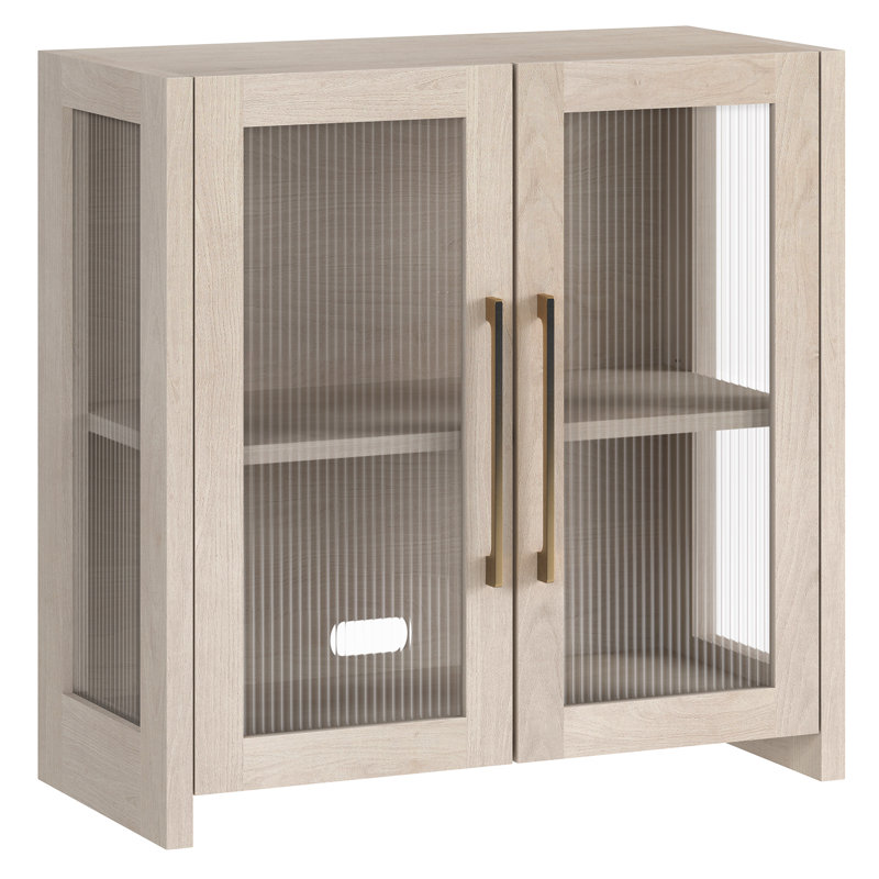 Clarkson 32" Wide Rectangular Accent Cabinet, Alder White