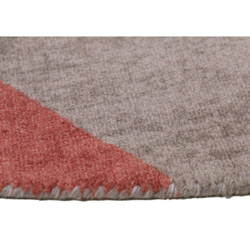 Tapis rose / gris Boudreaux, Rectangle 2 pi x 6 pi