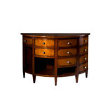 Demi Lune 47.2'' W Solid Wood Console Table