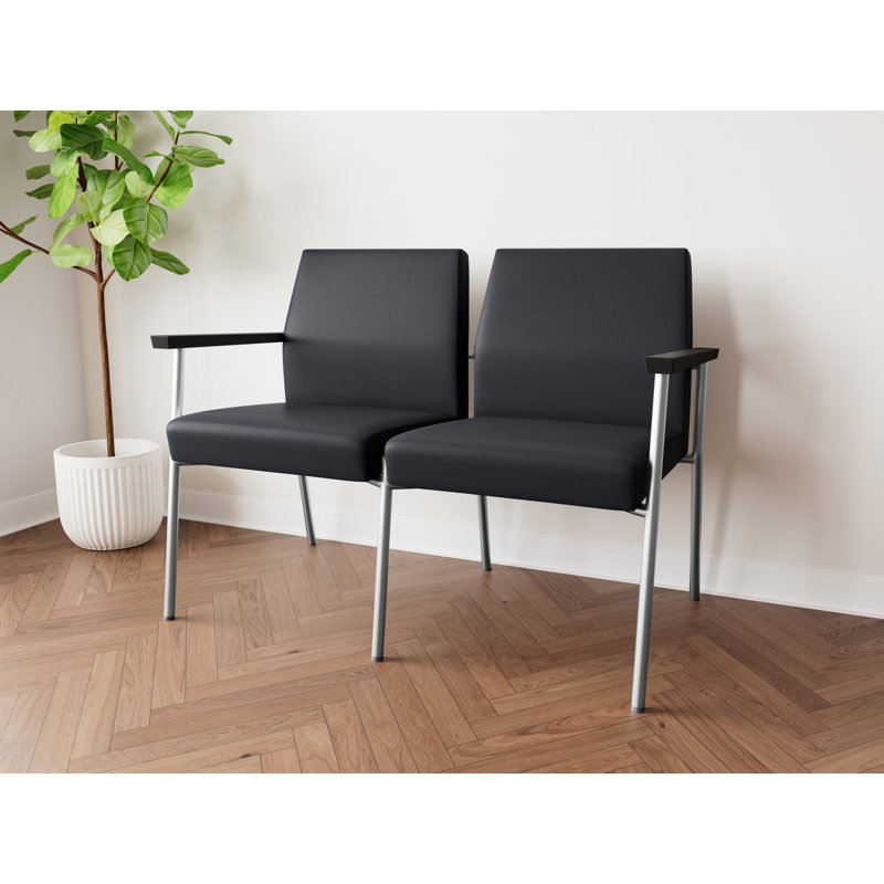 Lesro Siège tandem Mystic, Argent, Noir Modena