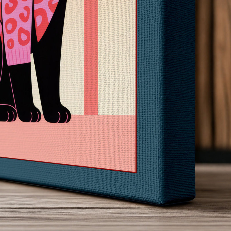 Print, 18x12 - 45.7 x 30.5 cm, Teal Border