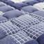 Matelas pour très grand lit 14 po avec unité de poche, couches en mousse bleue, mémoire et housse souple roulée compressée, mousse, couches