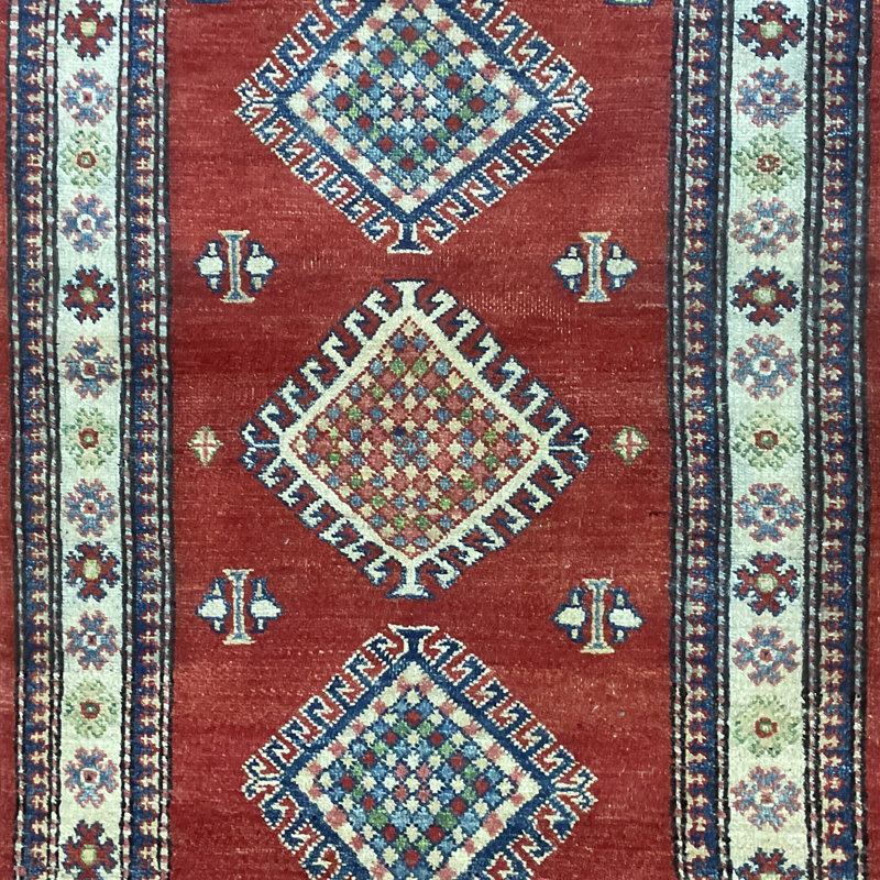  Tapis en laine fait à la main Kazak