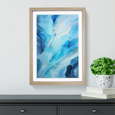Glacier Abstract - Framed Print