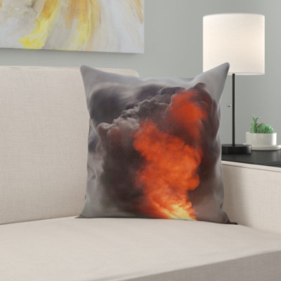 Volcano Throw Pillow