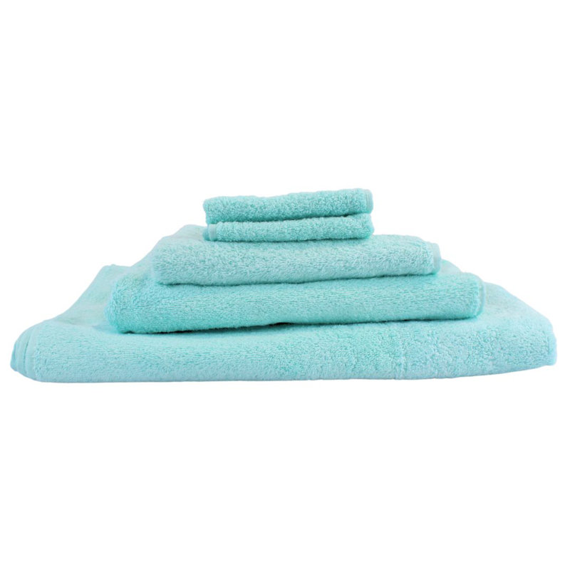 100% Cotton Bath Towels, Aqua