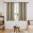 Grommet Top Thermal Insulated Room Darkening Window Curtain Panels (Set of 2)-97560684-97560685