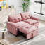Canapé-lit en chenille convertible 3 positions 73 po-130154659