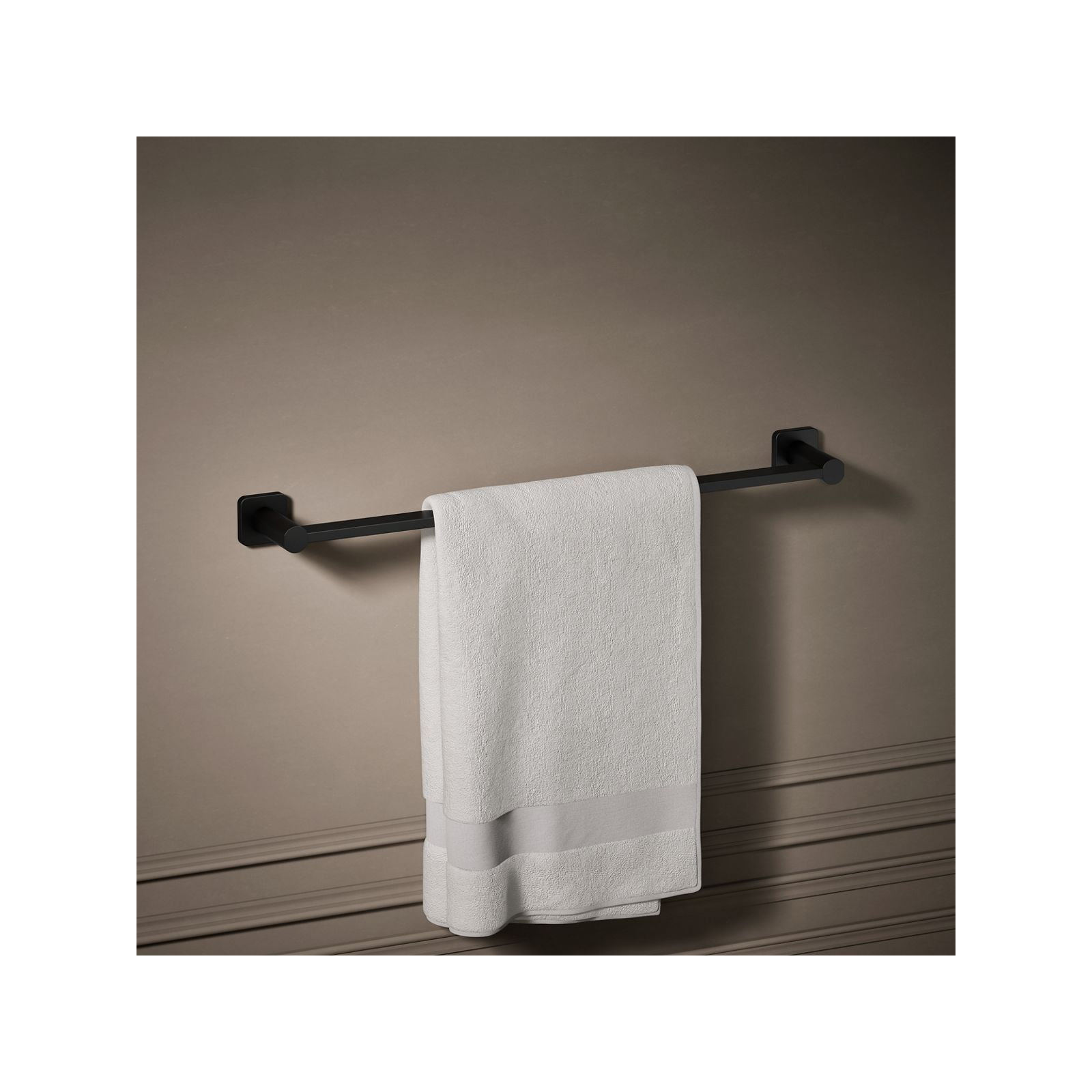 Parallel Towel Bar, Matte Black, 24"W