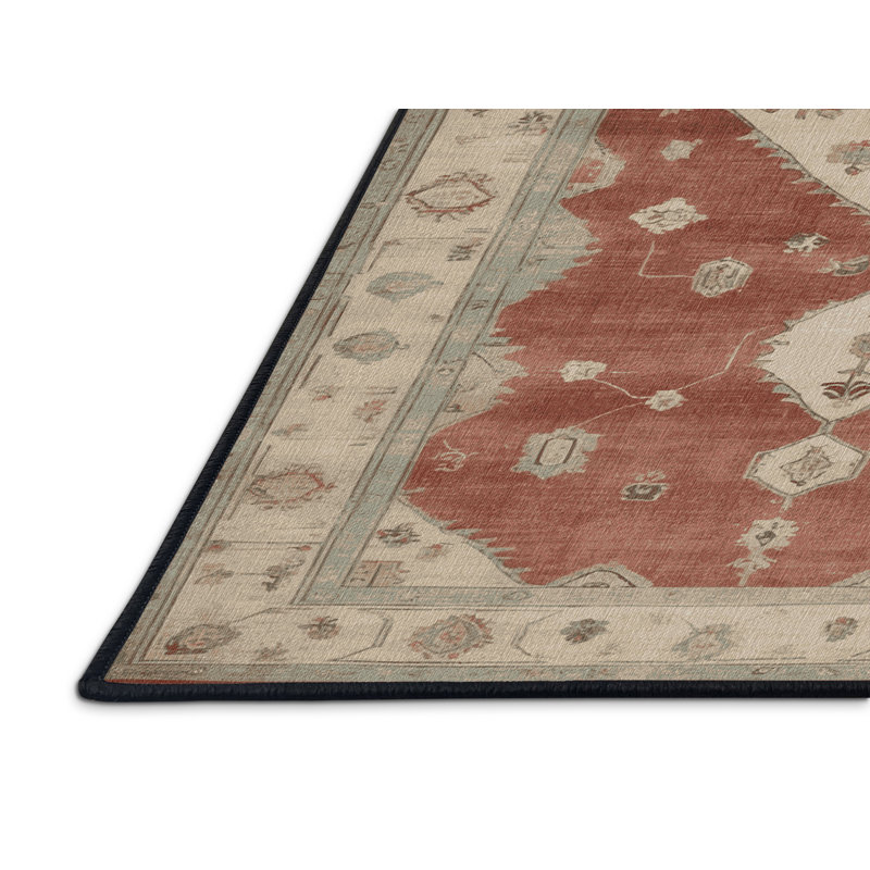 Tapis brun lavable à la machine