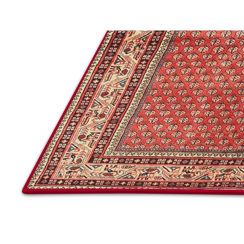 Tapis oriental rouge / beige / brun, Rectangle 7 pi x 9 pi