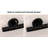 WAVE 24 in. x 1.25 in. Grab Bar, ADA Compliant for Bath and Shower Safety (500 lb. Capacity) in Matte Black-125361684-125361686