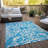 Chayden Washable Damask Indoor / Outdoor Rug-98168855