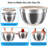 23 pieces of silicone cookware set, kitchen set, non-stick heat-resistant cookware-BPA-free, 4 Stainless Steel Bowls& Colander-106462088