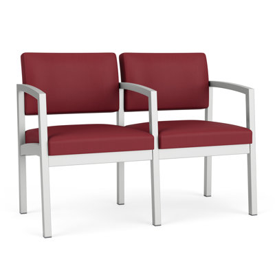 Lenox Steel Waiting Reception 2 Seat Tandem Seating Metal Frame