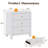 3 Drawer Nightstand For Bedroom，Set of 2-1657063159
