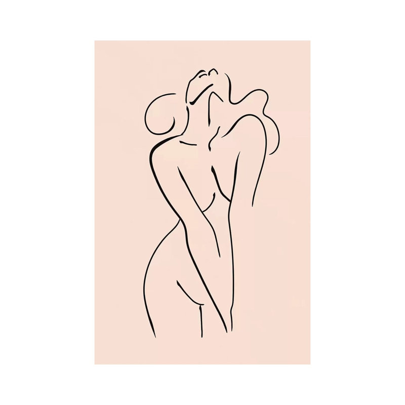Femme №3 Rectangle 1 Piece Wrapped Canvas Wall Art, 30.48cm H x 20.32cm W