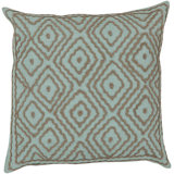 Embroidered Linen Throw Pillow