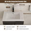 Ensemble de meuble-lavabo simple mural 24 "avec lavabo en céramique-129170940