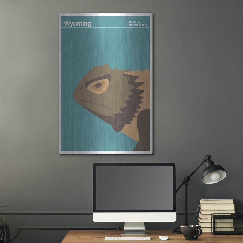 "State Posters WY" par Print Collection, H 36 po x l 24 po