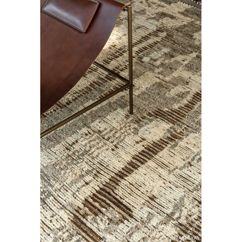Tapis gris anthracite moderne délavé