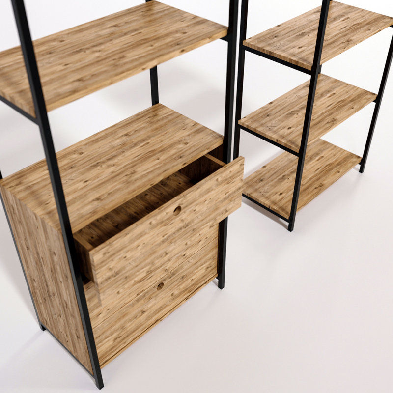 Kamm 160cm W Manufactured Wood Tiered Shelf
