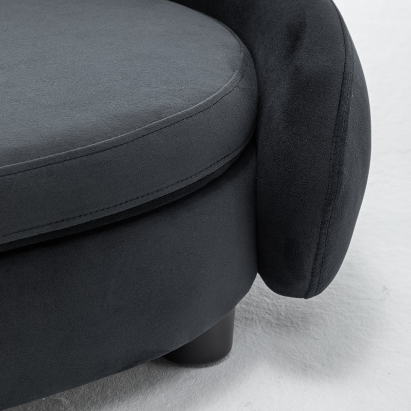 Lit pour chien Malcolm Elegant Rectangle, Noir