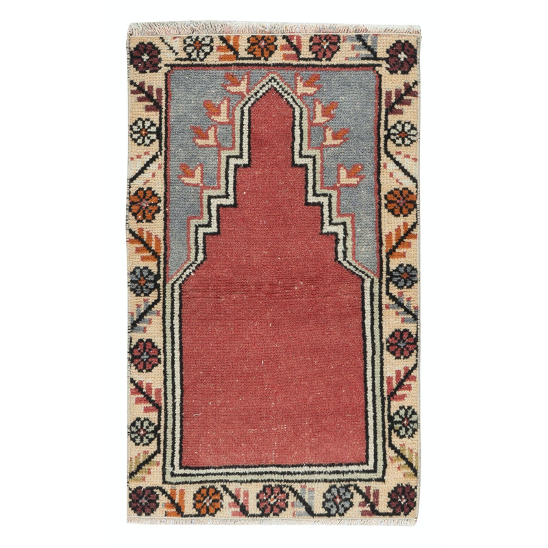 Tapis fait à la main, tapis de prière turc rétro, tapis de prière décoratif