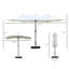 Parasol extérieur rectangulaire en acier de 15 pi Outsunny-1450760011