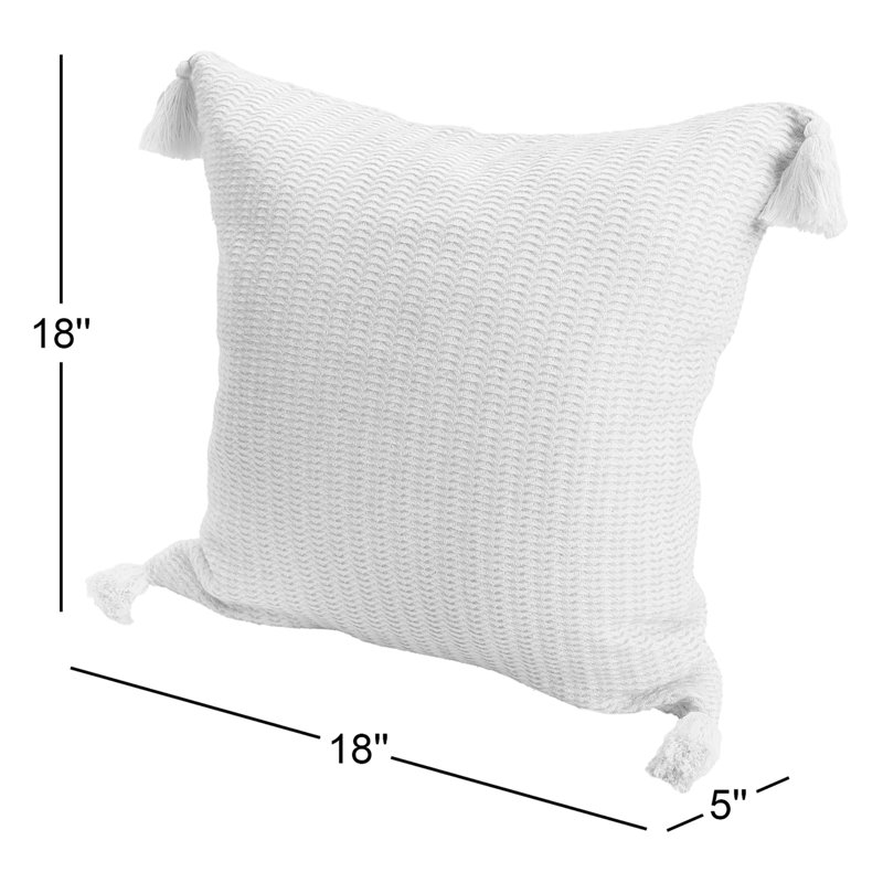 Housse de coussin Brenly, Orange, Housse de coussin seulement - sans coussin