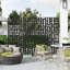 Moderne L 47 po x l 16 po x H 72 po en acier galvanisé noir intimité creusée galvanisée (1 paquet)-124959085