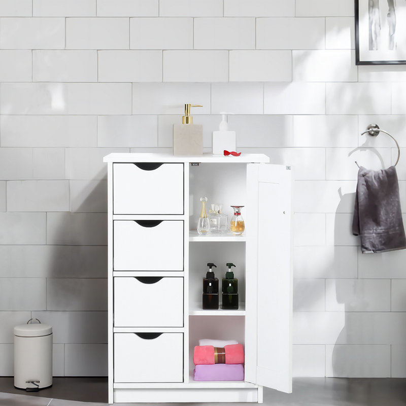 Aevyn Solid Wood Freestanding Bathroom Cabinet