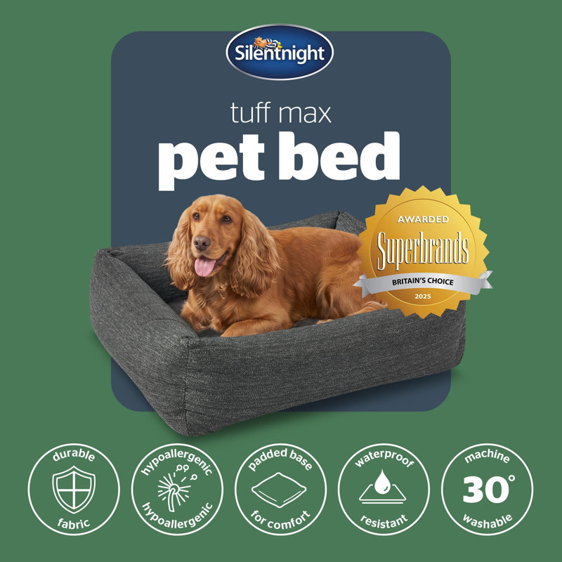 Silentnight Tuff Maxx Pet Bed, Small 60 x 50 x 16cm