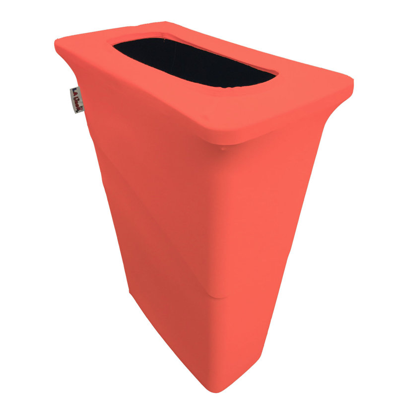 Housse extensible pour poubelle mince 23 gallons Jim Spandex, Corail