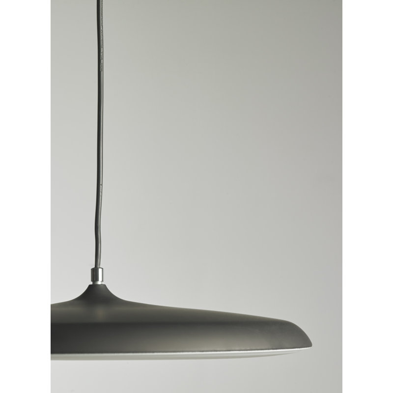 Thoreau 1 - Light Black LED Dome Pendant