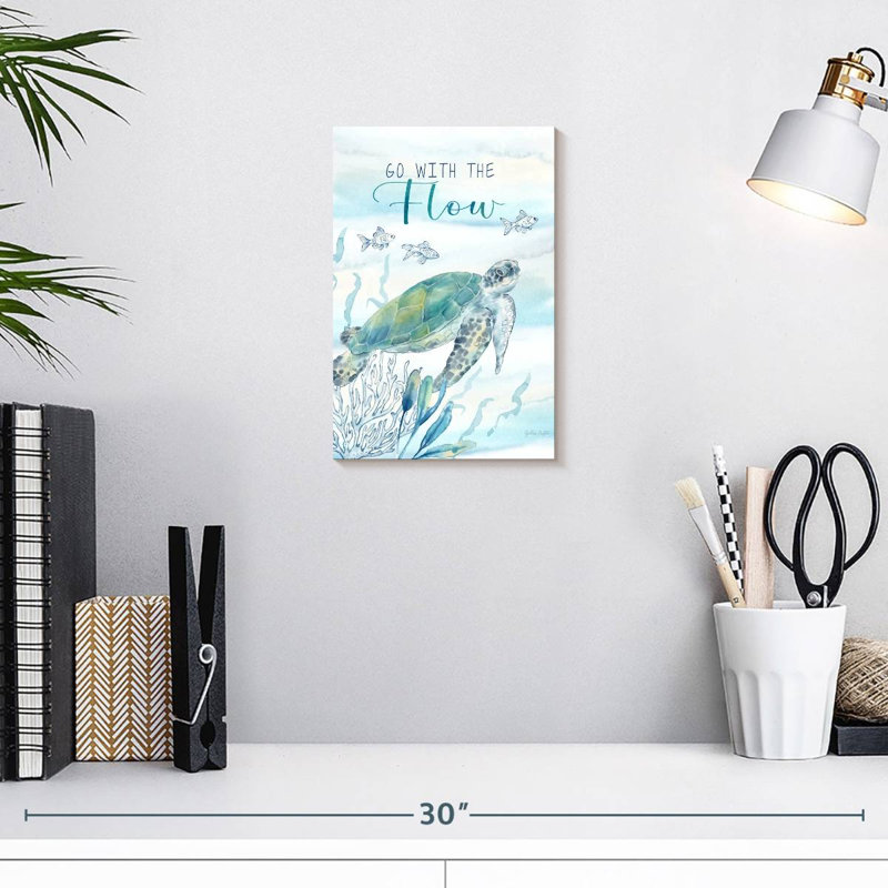 Tergel Great Blue Sea III, H 12 po x l 8 po