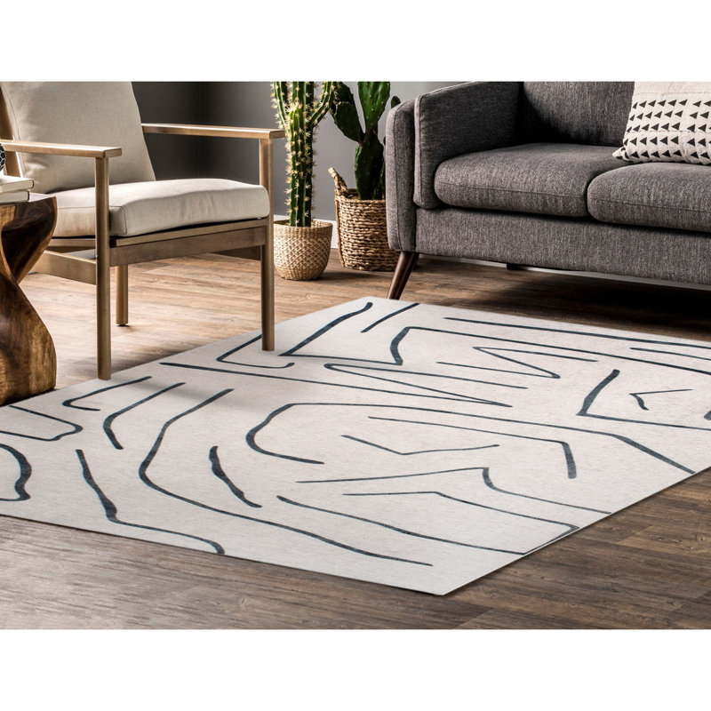 Tapis tissé à la machine Fallon, Rectangle 10 pi x 13 pi