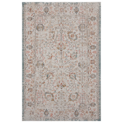Gower Vintage Floral Indoor/Outdoor High-Low Performance Area Rug