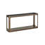Scaffale 64 in. Glass Console Table