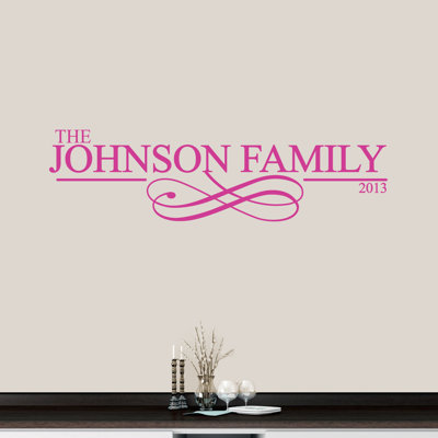 Text & Numbers Wall Decal