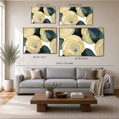 Quietly Bold Blooms by Lanie Loreth - Graphic Art on Canvas