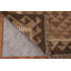Tapis brun en laine réversible Kilim 3 x 5
