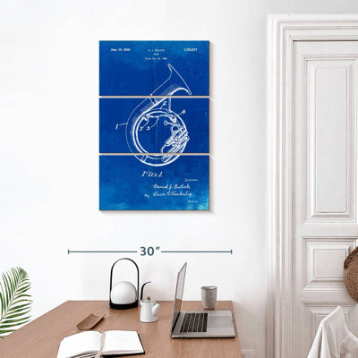 Affiche «Faped Blueprint Sousaphone Laelle»