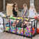Yescom 65" x 30" x 33" Mesh Pool Storage Bin Rolling Cart Storage Organizer XXX-Large