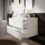 60mm Single Bathroom Vanity with Ceramic Basin