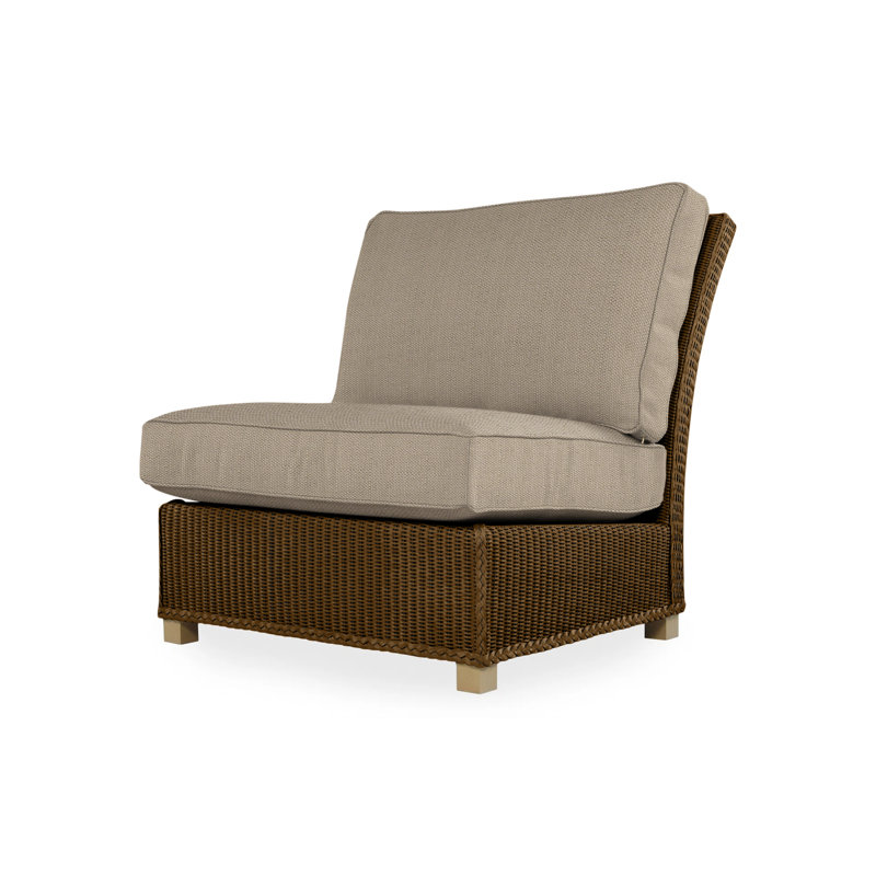 Hamptons Outdoor Lounge Chair, Bark, Cottage Pepper
