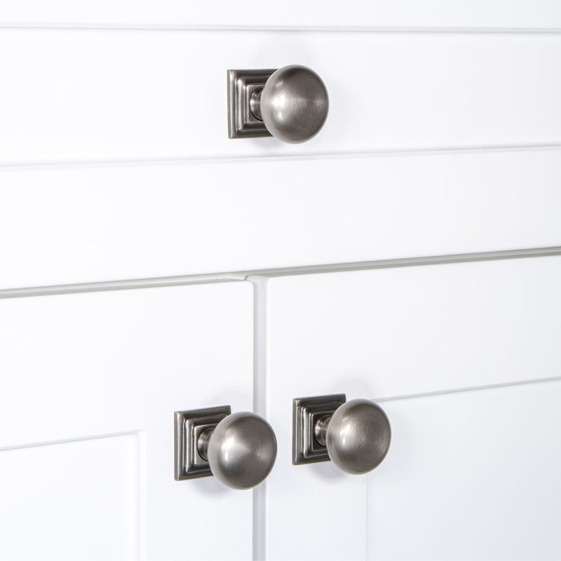 Fifth Avenue Cabinet Knob, Antique Pewter