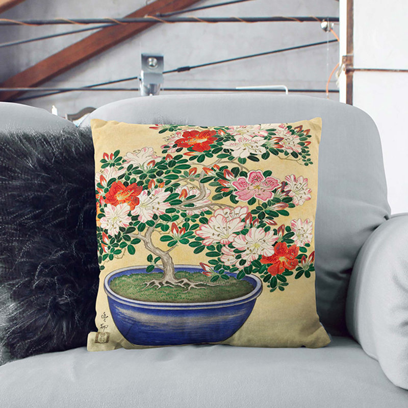 Square Throw Cushion, 40cm H x 40cm W x 15cm D