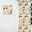 Mcm Graphic Artistry - Rideau Mid-Century - Velours obscurcissant - 1 panneau-107576008